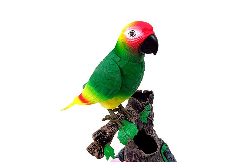 Simulated Induction Sound Control Voice-Activated Talking Parrots Moving Pets